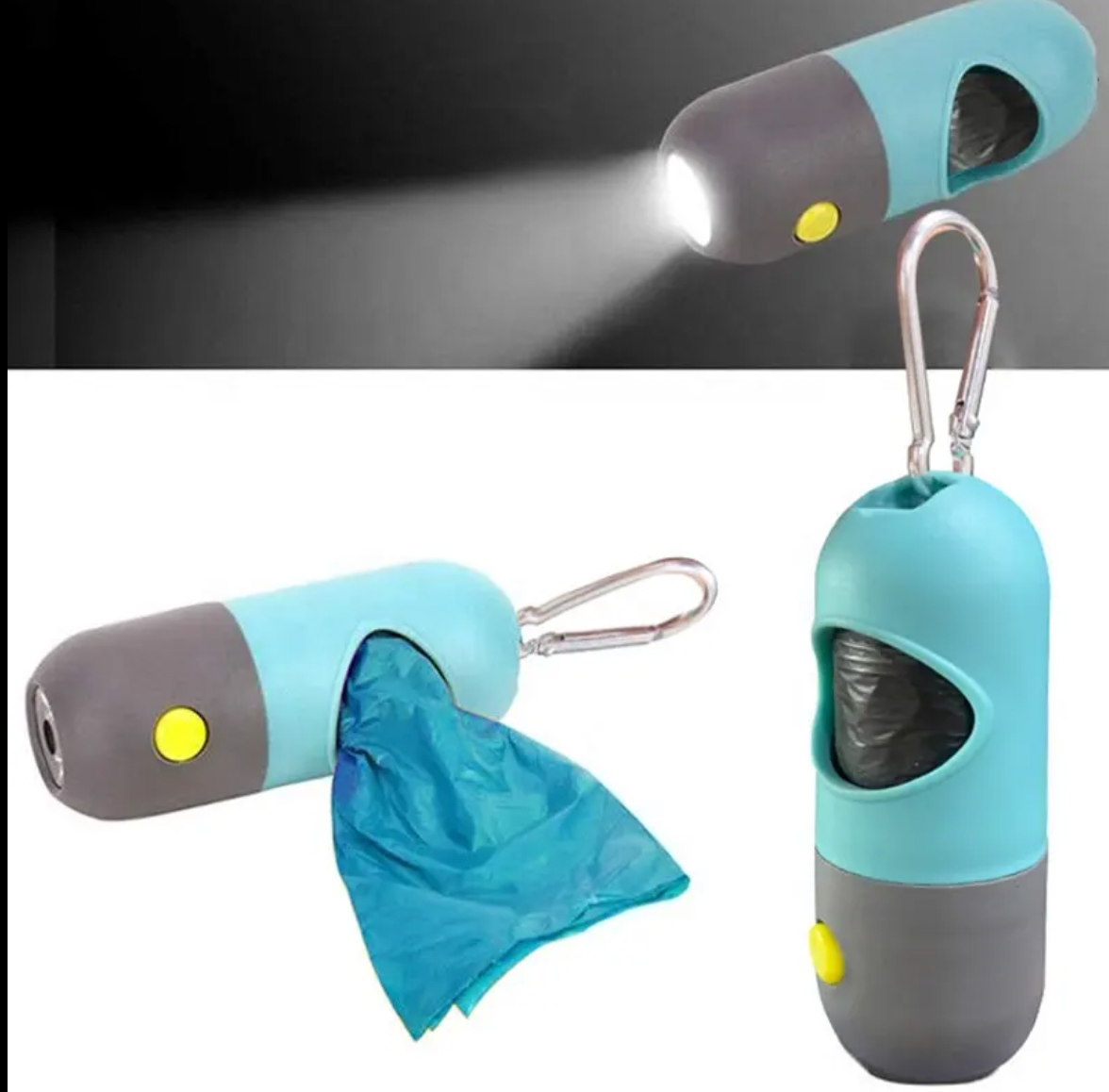 Linterna Dispensador Bolsas Perro