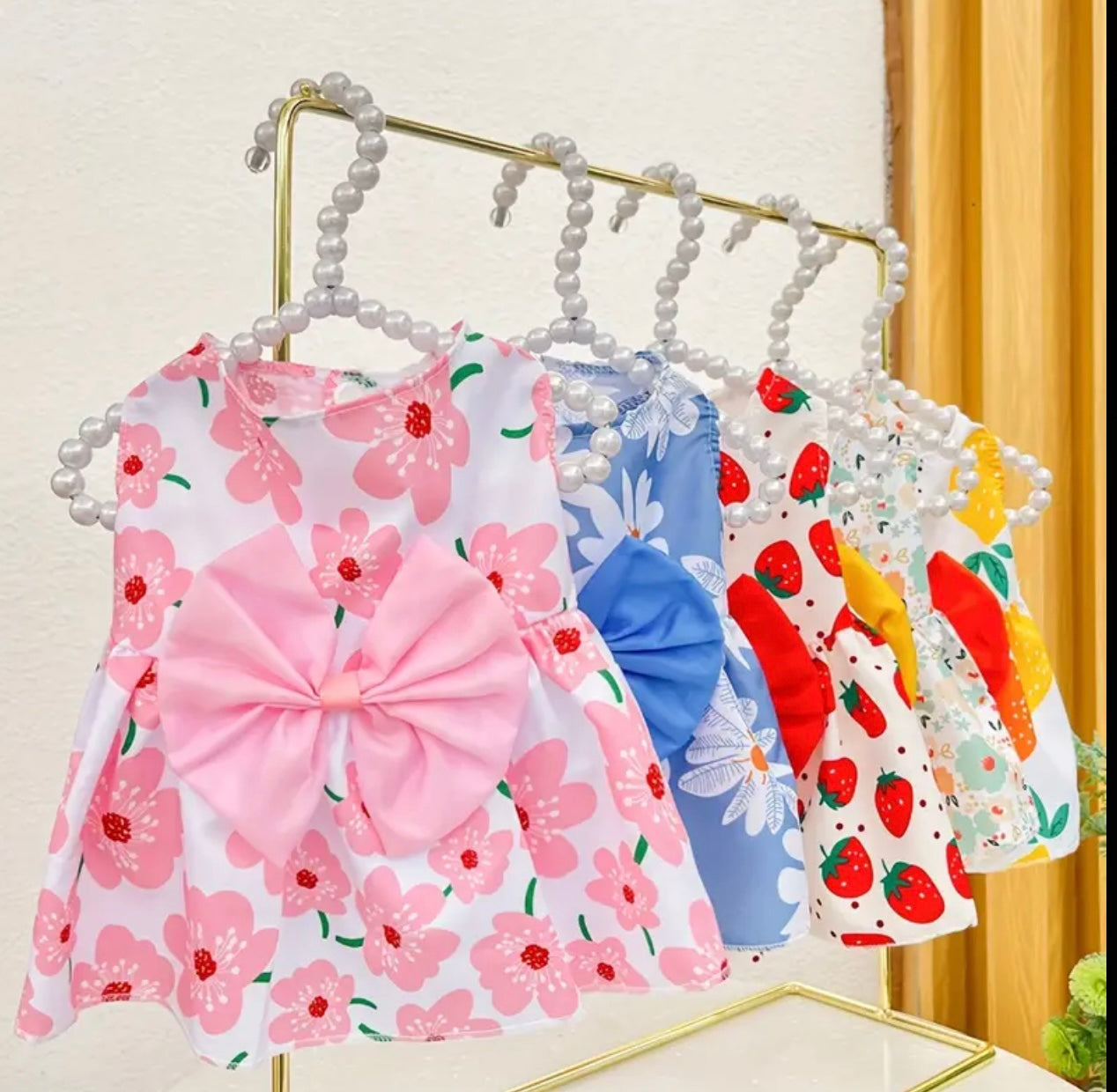 Vestido Rosa De Flores