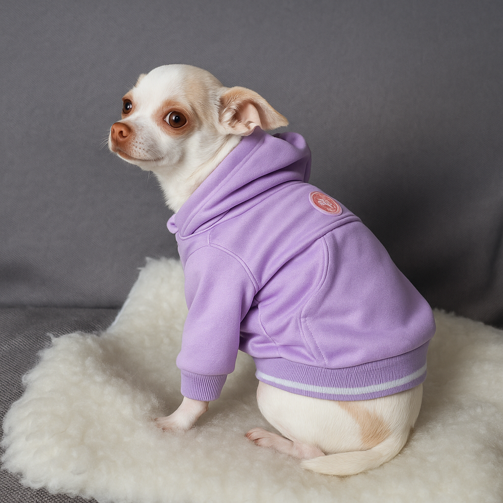 Hoodie Morado Coco & Lana