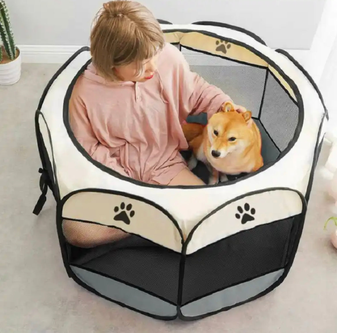 Corral Mascotas Plegable