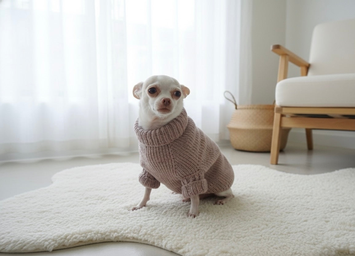 Sacos Tejidos a Mano Unicolor