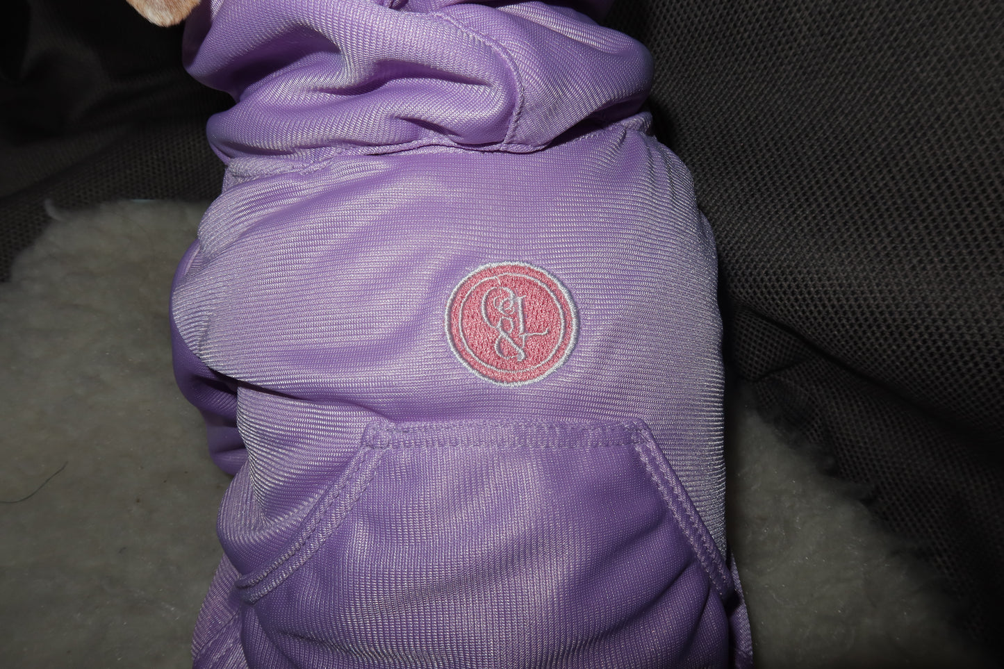 Hoodie Coco y Lana morado