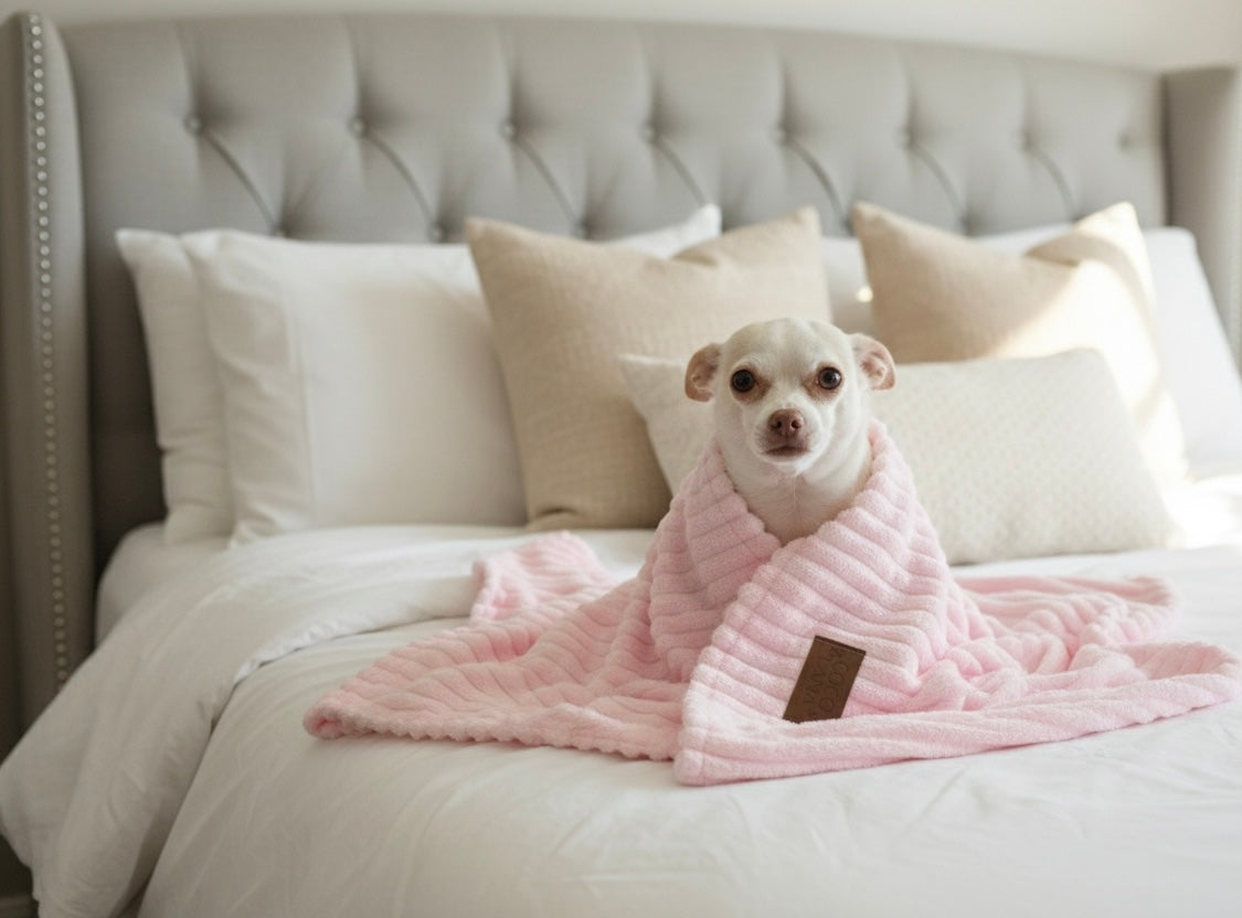 Manta Rosa Acanalada talla M