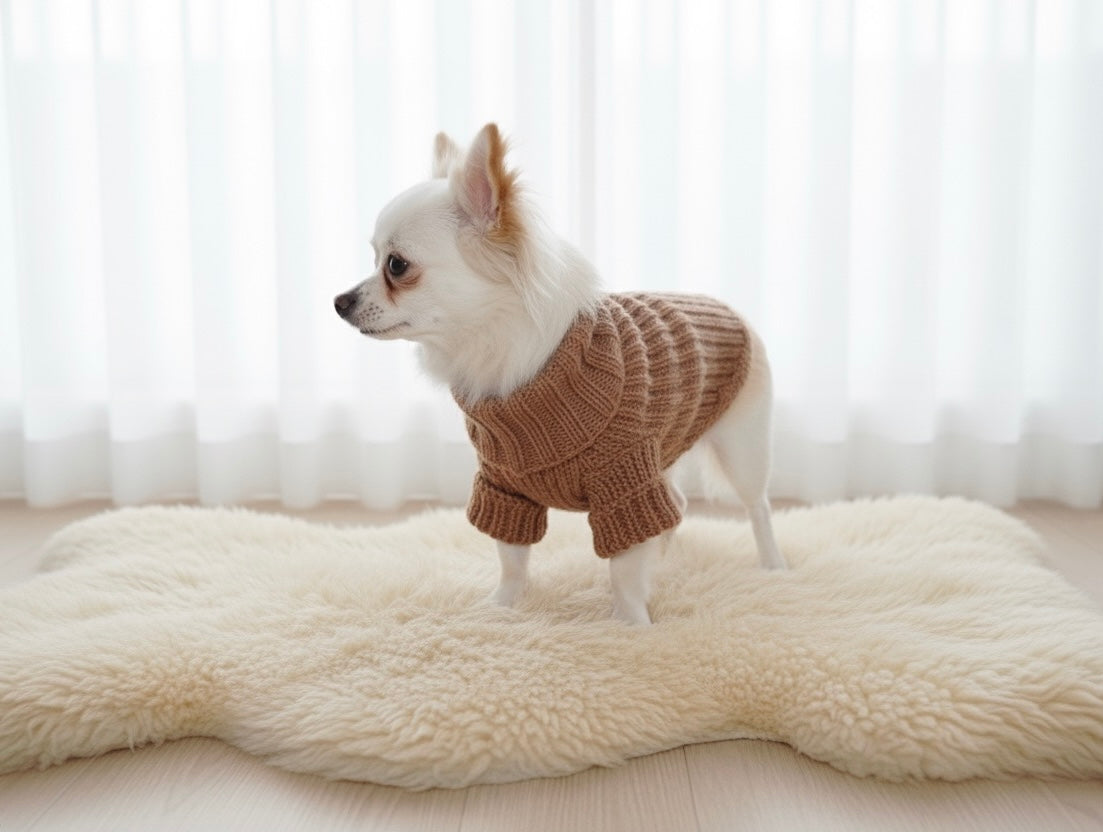 Sacos Tejidos a Mano Unicolor