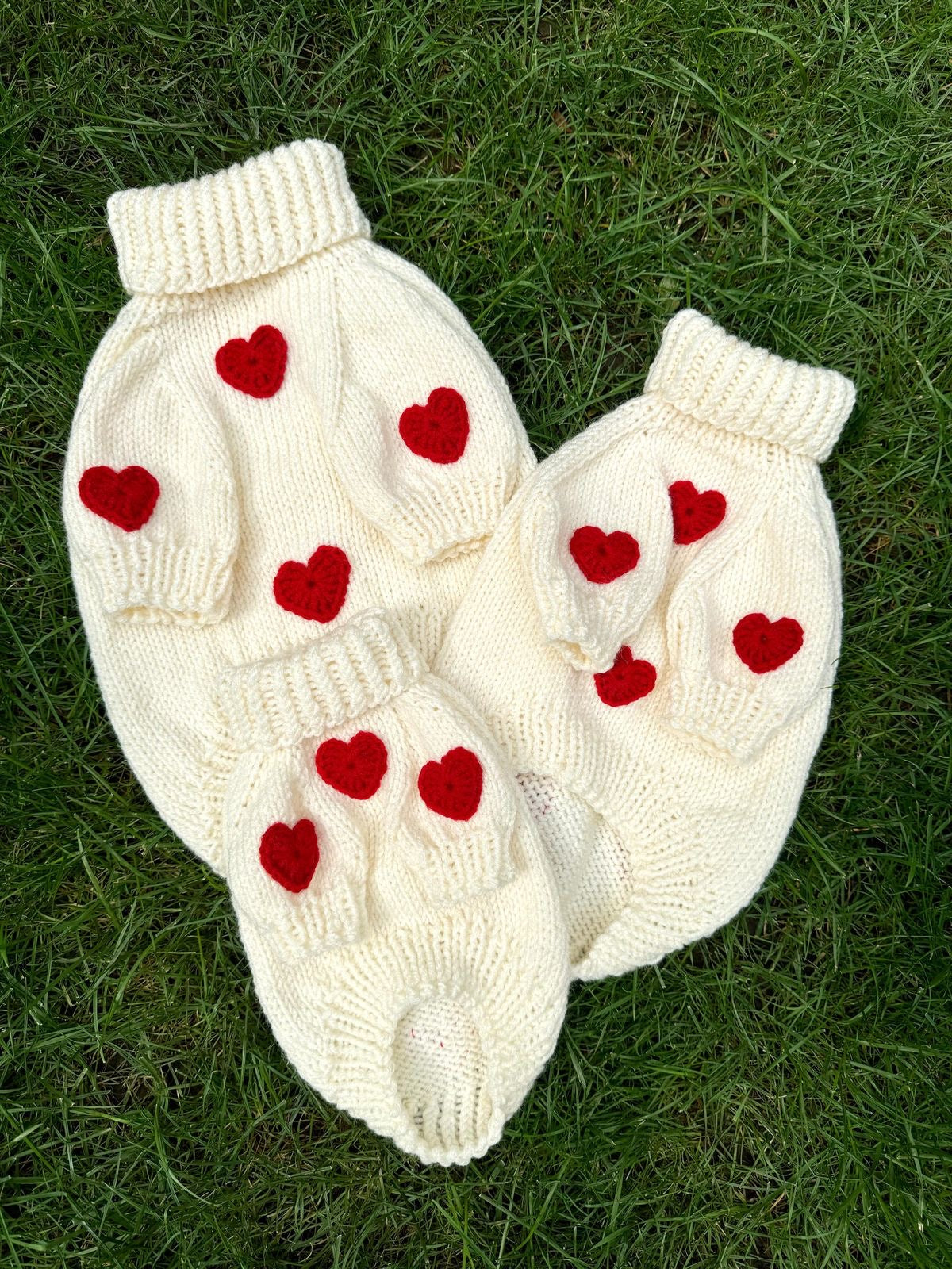 Saco Tejido Corazones