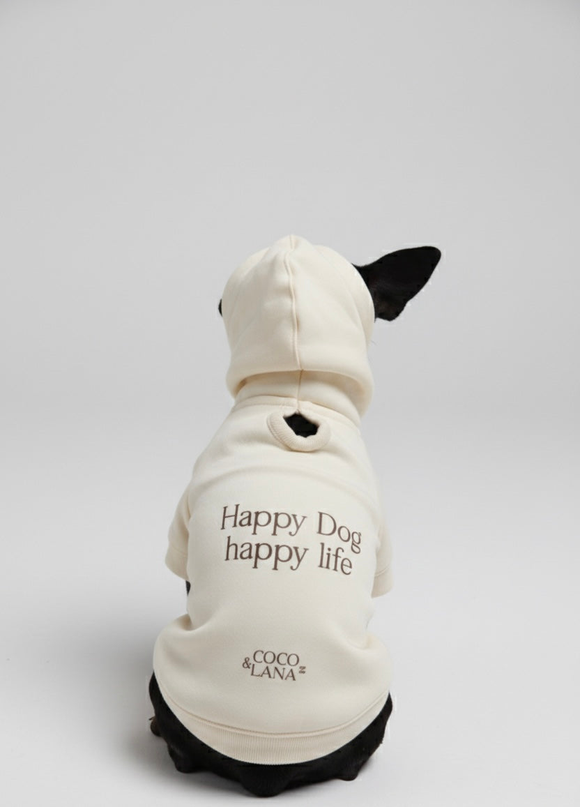 Happy Dog, happy life hoodie