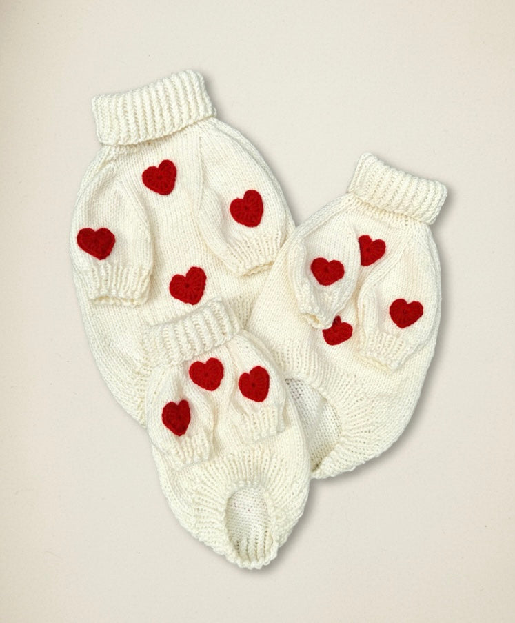 Saco Tejido Corazones