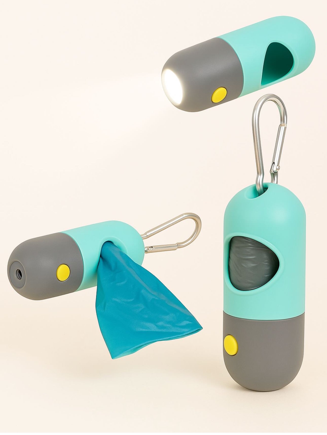 Linterna Dispensador Bolsas Perro