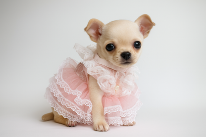 Vestido Rosa Estilo Princesa